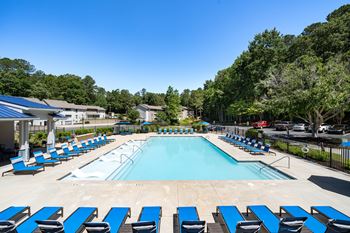 Resort style swimming pool